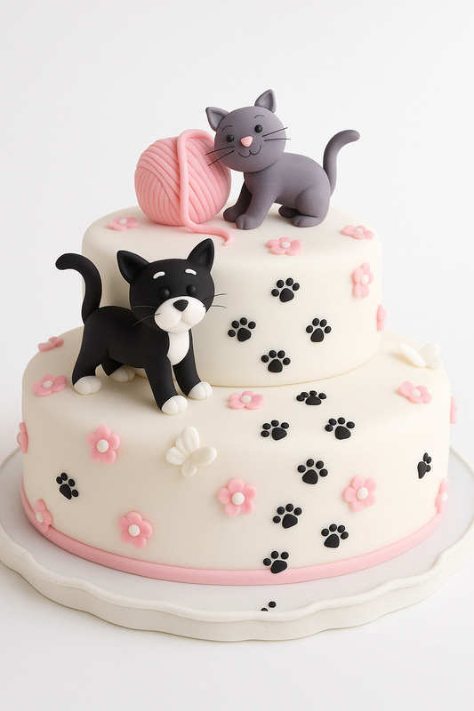 Purrfect Paws Cake