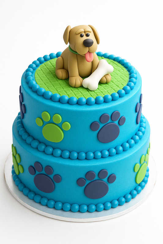 Puppy Paws Delight Cake
