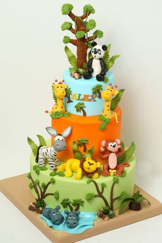 Wild Safari Adventure Cake