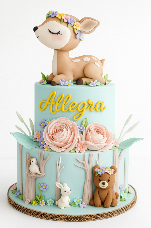 Deer Woodland Cake