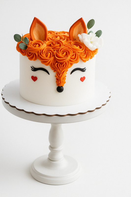 Floral Fox Cake