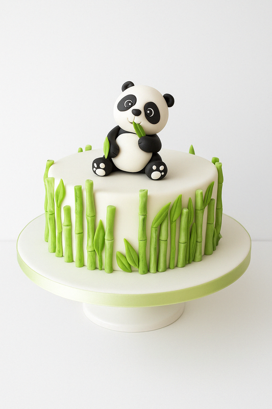 Bamboo Panda Cake