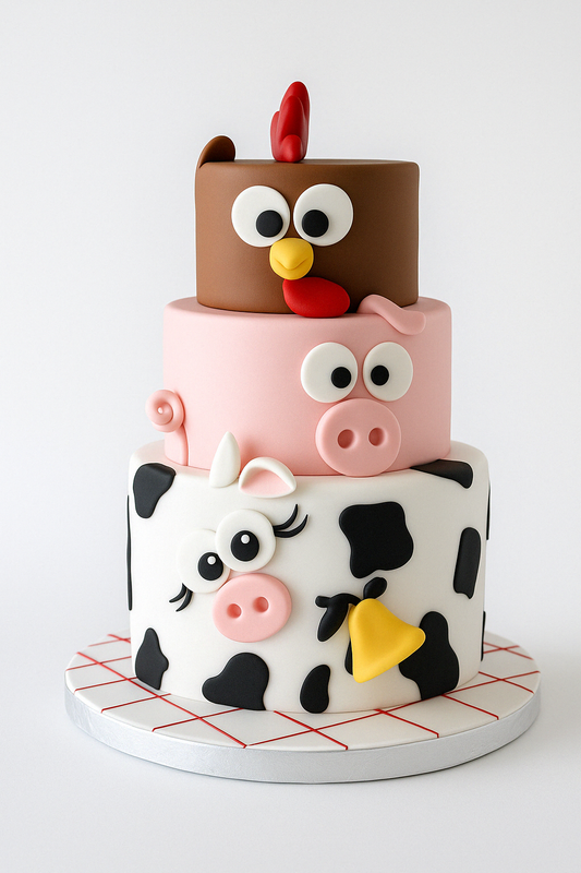 Barnyard Buddies Cake