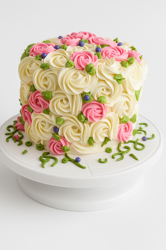 Buttercream Blossom Cake