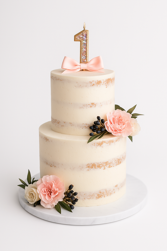 Rustic Bloom Cake