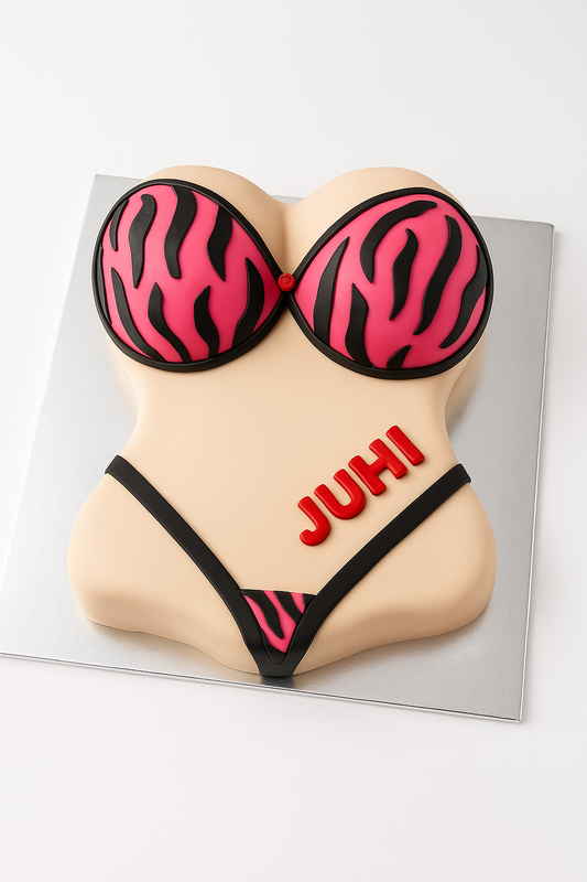 Wild Lingerie Body Cake