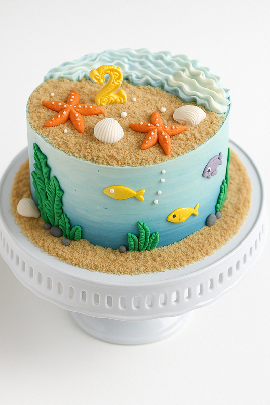 Little Beach Explorer Cake