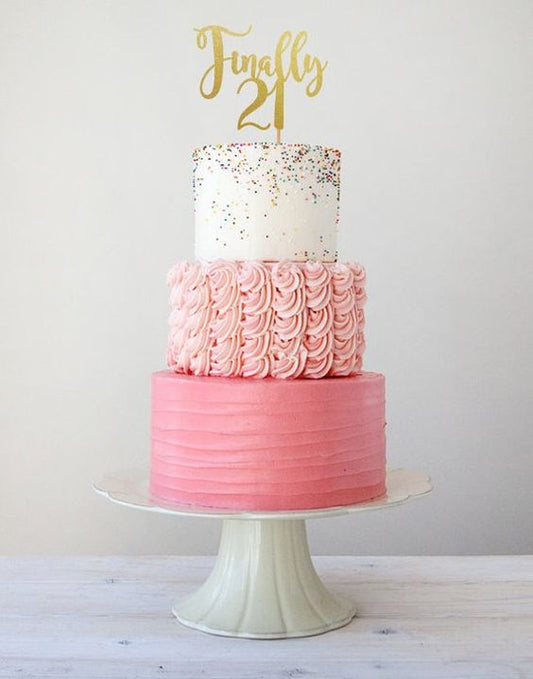Sprinkle Swirl Celebration Cake