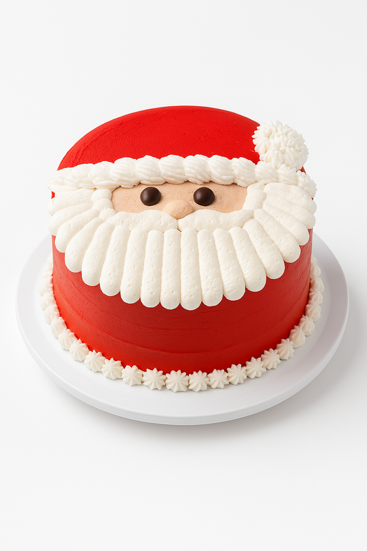 Jolly Santa Christmas Cake