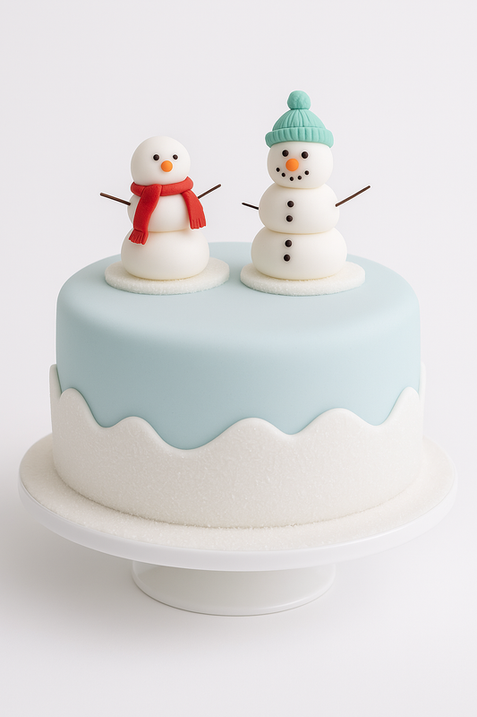 Snowman Christmas Cake