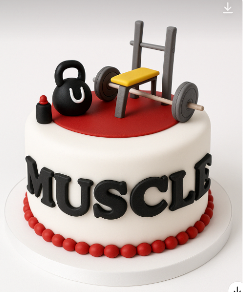 Muscle Maker Cake