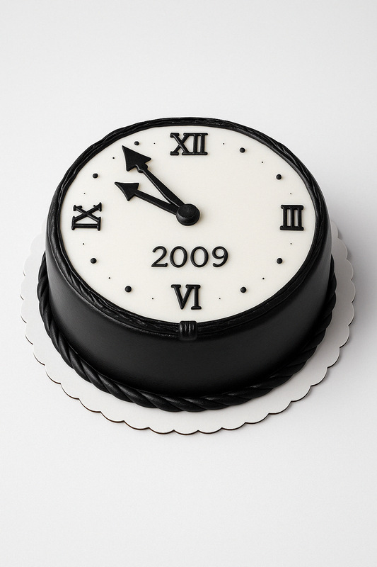 Midnight Clock Cake