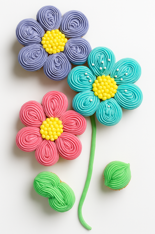 Daisy Garden Cupcake Set