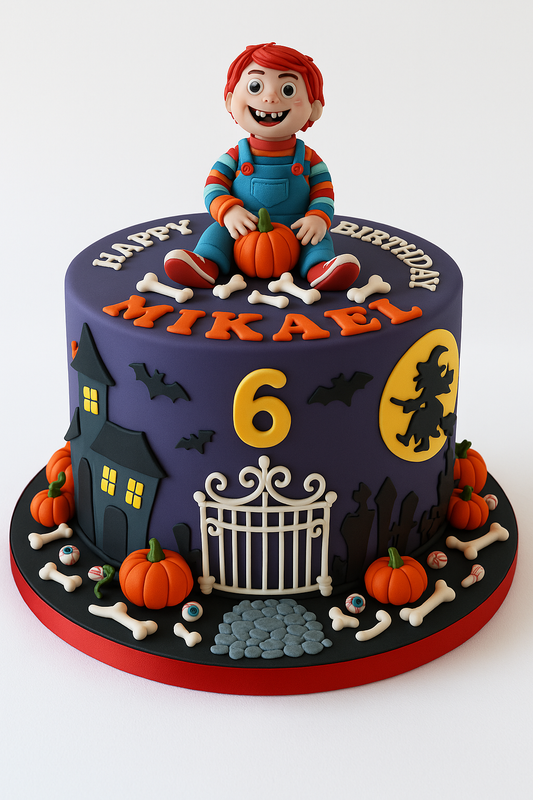 Spooky Halloween Birthday Cake