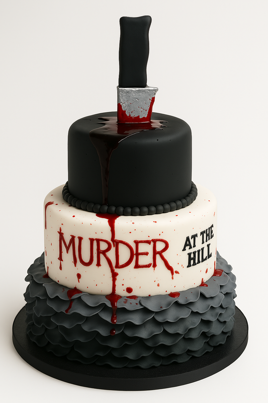 Murder Mystery Knife Cake