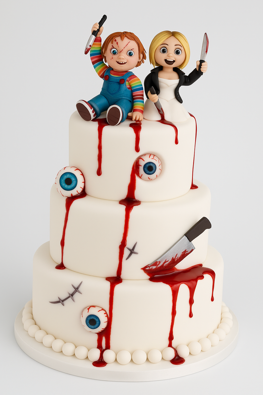 Zombie Couple Horror Cake