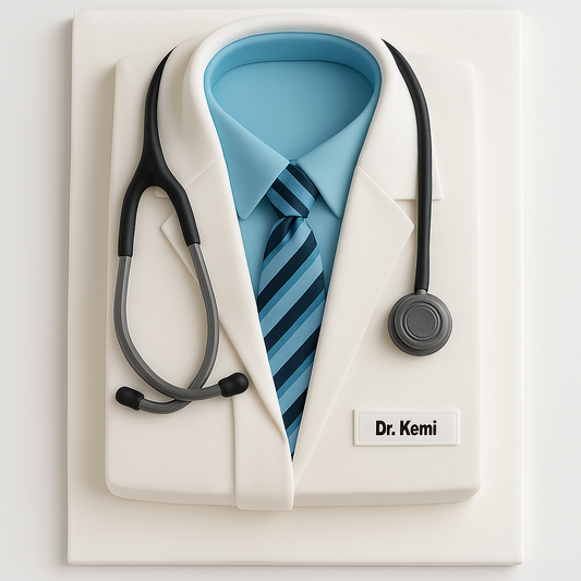 Blue Tie & Stethoscope