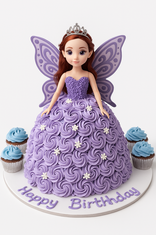 Magical Lavender Fairy Cake