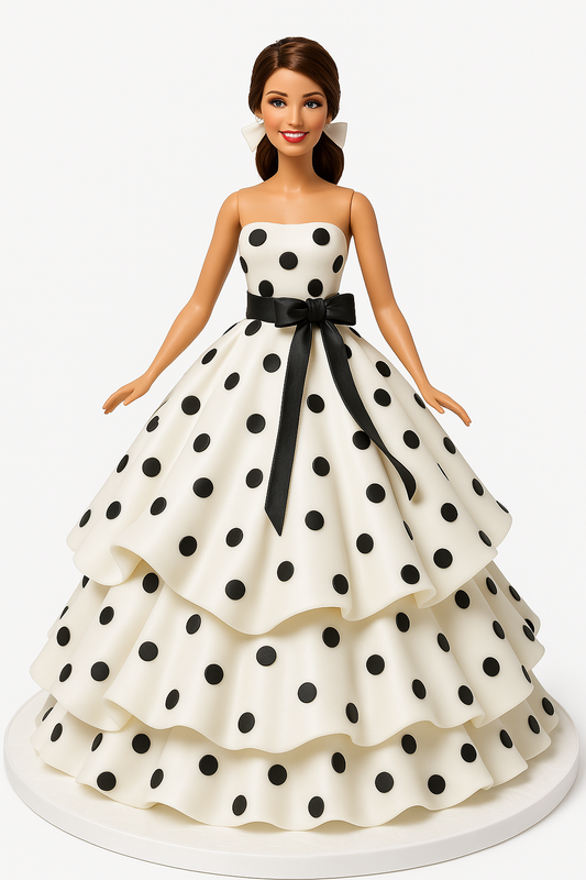 Polka Dot Doll Cake