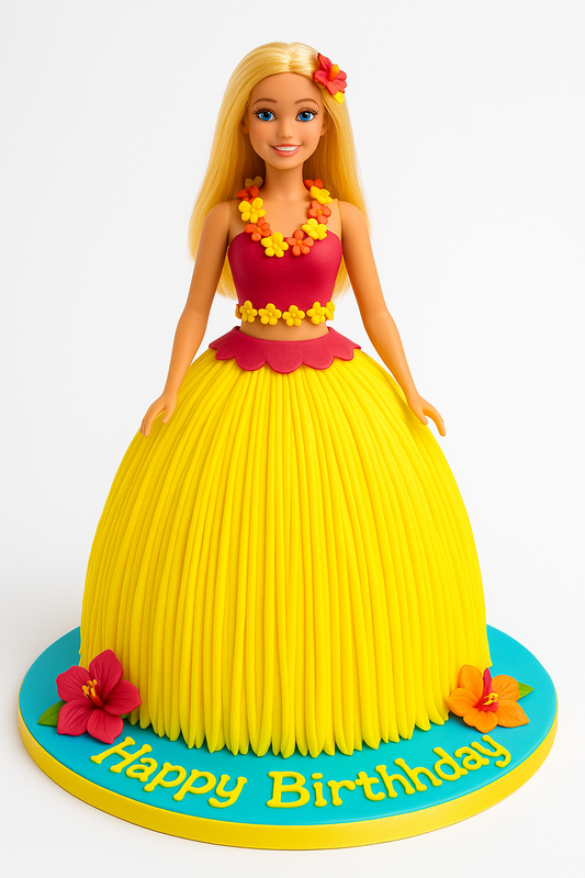 Tropical Island Princess Cake