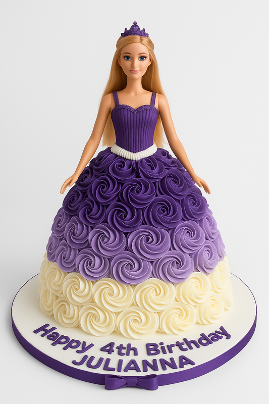 Doll Cake – Violet Princess Dress