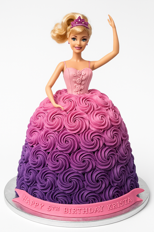Doll Cake – Purple Ombre Gown