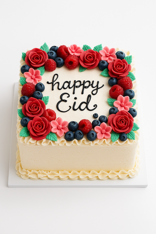 Floral Berry Eid Cake