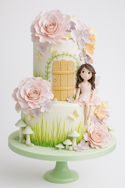 Fairy Cottage Garden Cake