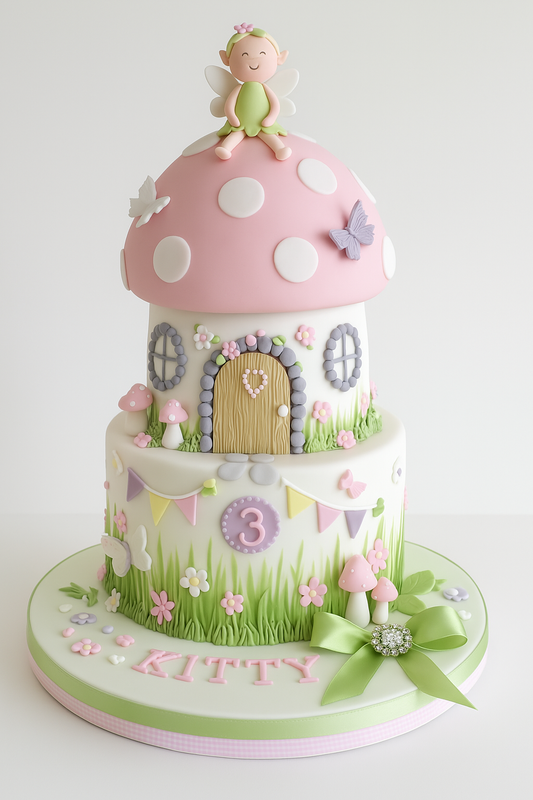 Fairy Tale Mushroom Cake