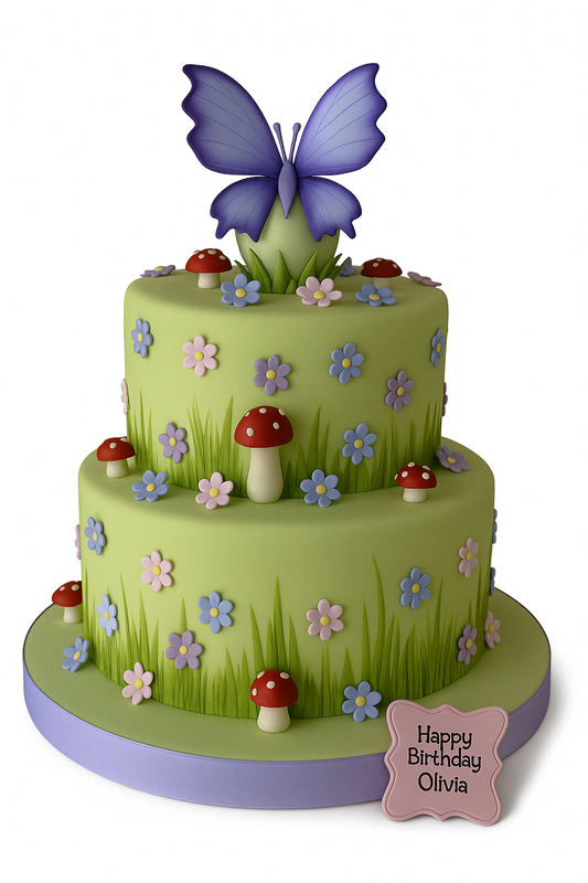 Butterfly Fantasy Fairy Cake