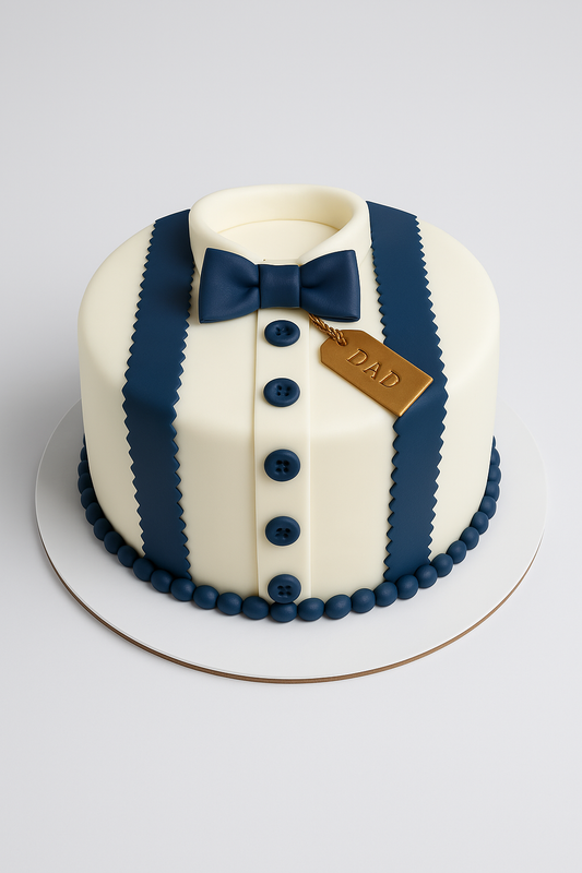 Father’s Day Cake – Shirt & Bow Tie Design