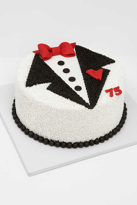 Formal Tuxedo Fathers Day Cake