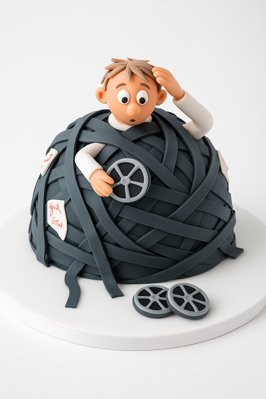 Tangled in Edits Cake