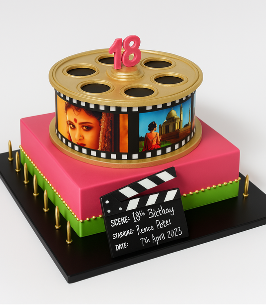 Retro Reel Cake