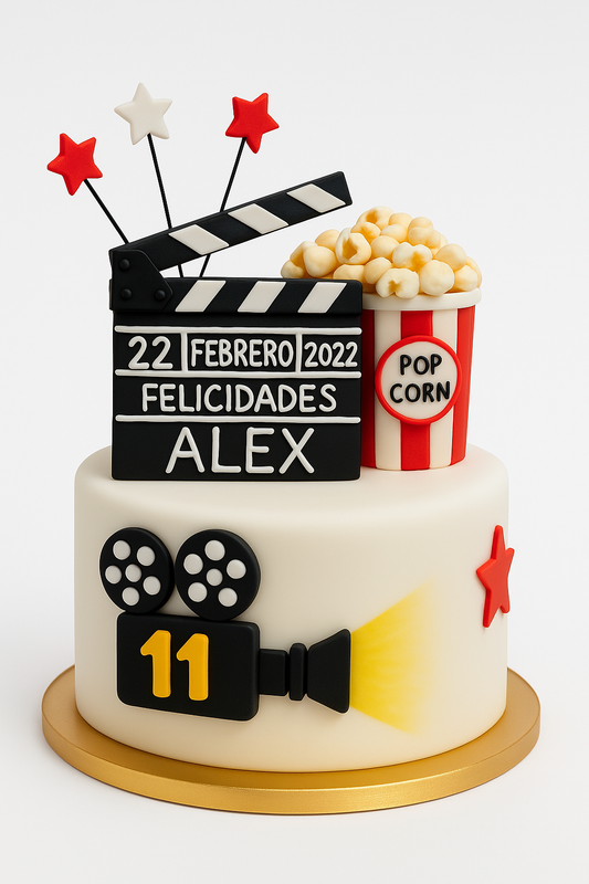 Movie Night Film Cake