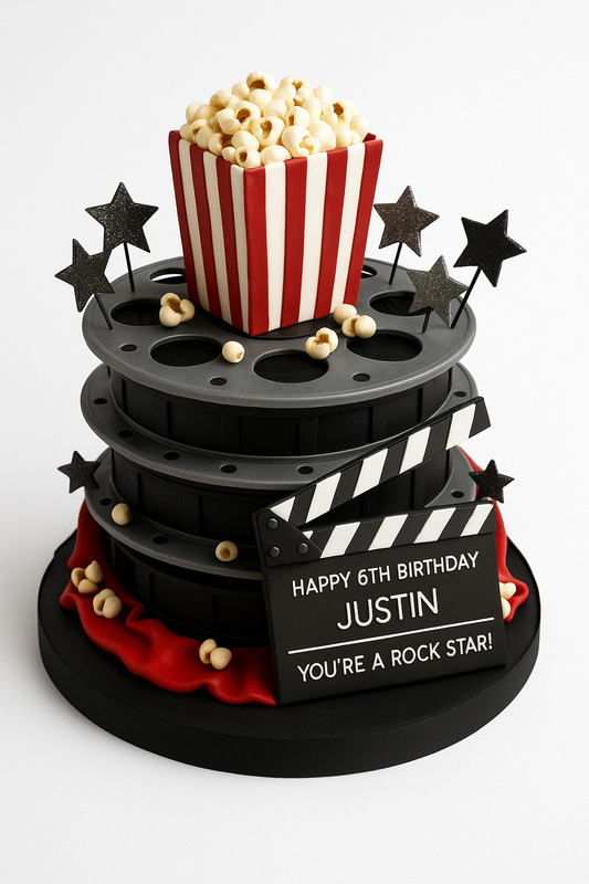 Movie Night Popcorn Cake