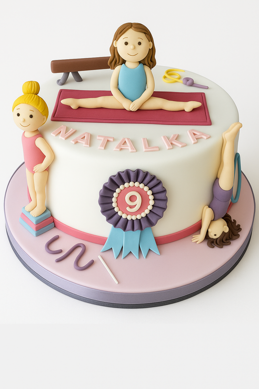 Gymnastics Fun Cake