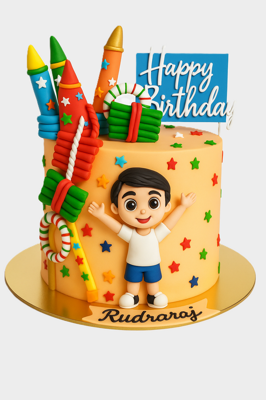 Firecracker Boy Cake