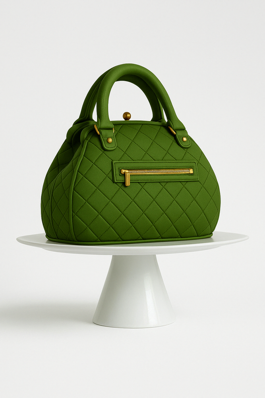 Emerald Luxe Bag Cake