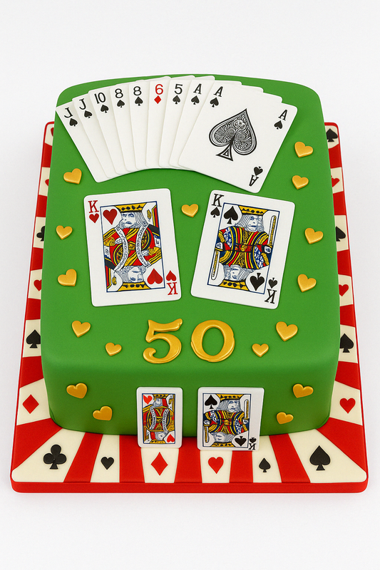 Royal Flush Cake