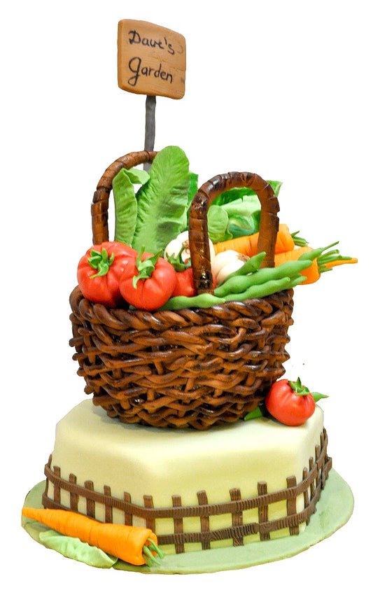 Garden Basket Harvest Cake