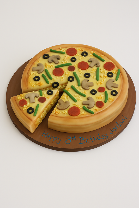 Pizza Party Cake