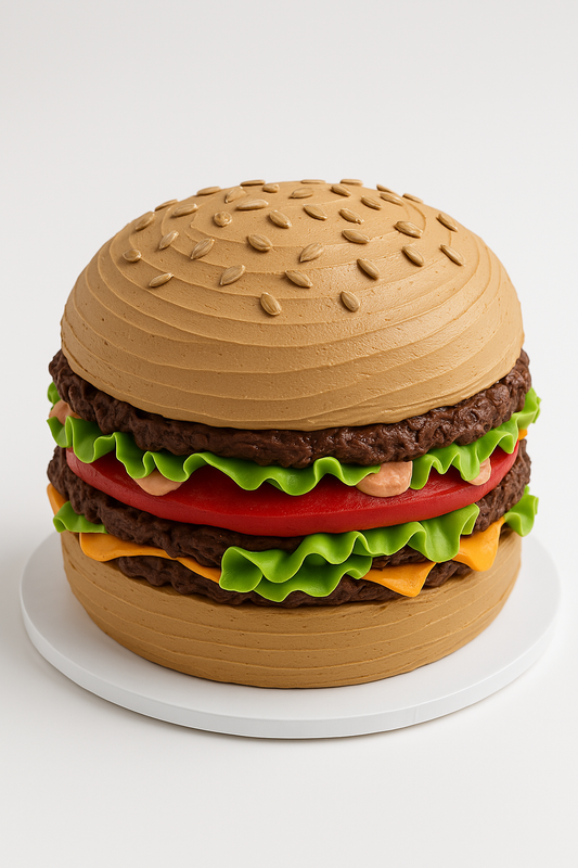 Burger Fondant Cake