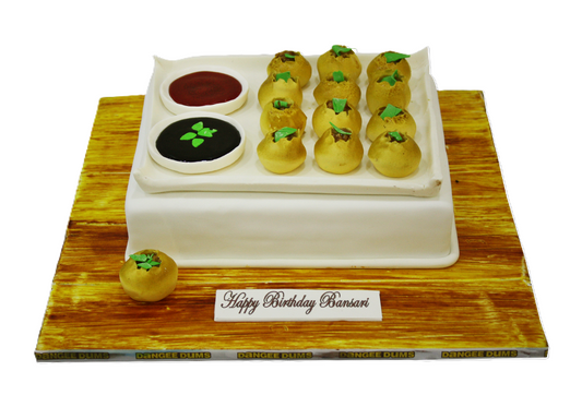 Pani Puri Platter Cake