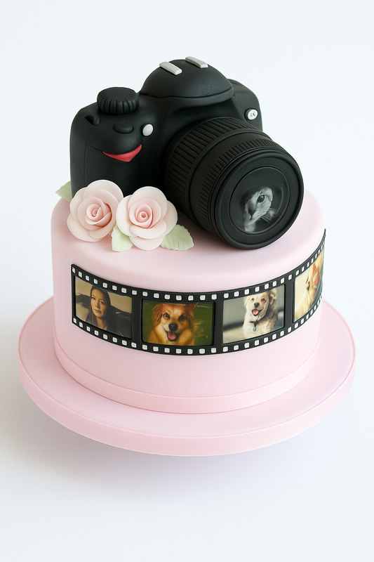 Snapshots & Sweet Moments Cake