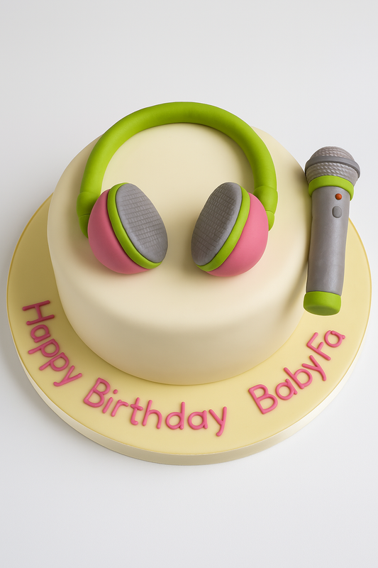 Mic Drop Kids Birthday Cake