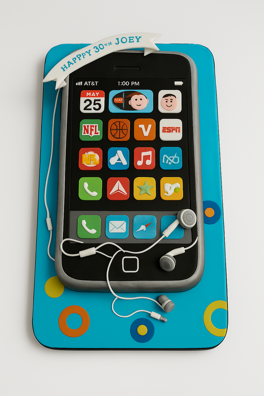 App-solutely Awesome Phone Cake