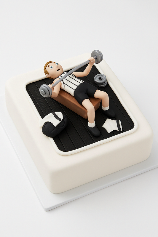Weightlifting Champion Cake