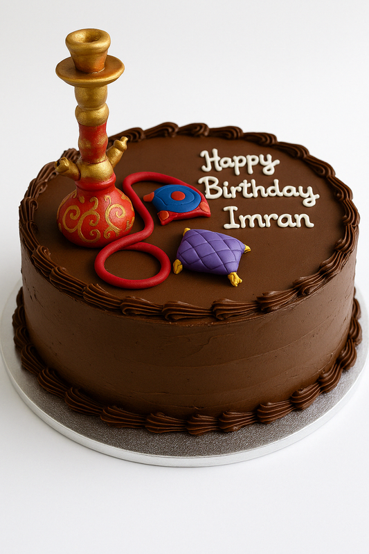 Chocolate Hookah Theme Cake