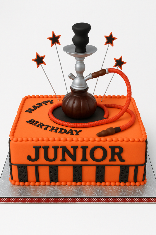 Bold Blaze Hookah Birthday Cake